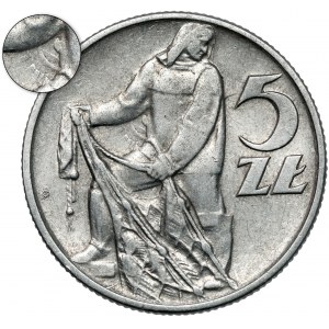 5 złotych 1958 Rybak - SŁONECZKO