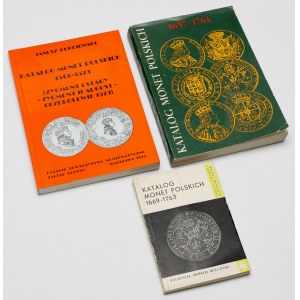 Kataloge der polnischen Münzen 1506-1573 und 1697-1763 - Satz (3 St.)