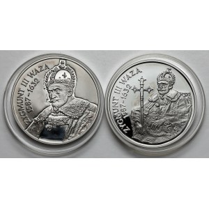 10 złotych 1998 Zygmunt III Waza - półpostać i popiersie (2szt)