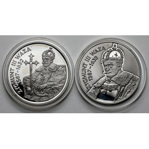 10 złotych 1998 Zygmunt III Waza - półpostać i popiersie (2szt)