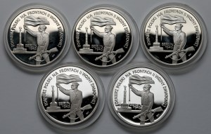 10 złotych 1995 Berlin - zestaw (5szt)