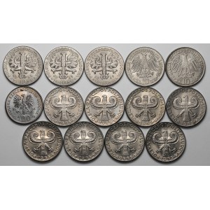PRL, Gedenkmünzensatz (14 Stück)