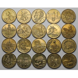 Set of 2 gold 1996-2002 - including Sigismund II Augustus (20pcs)