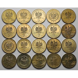 Set of 2 gold 1996-2002 - including Sigismund II Augustus (20pcs)