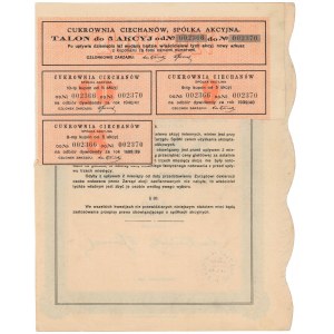 Cukrownia CIECHANÓW, 5x 100 zł 1931