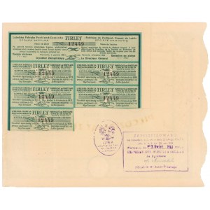 Lubelska Fabryka Portland Cementu FIRLEY, Em.1-9, 50 zł 1925