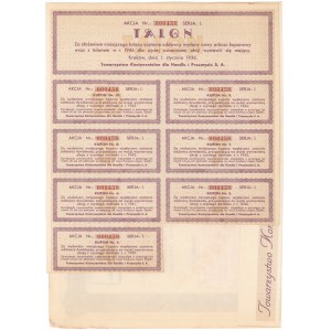 Tow. Kontynentalne dla Handlu i Przemysłu, 500 zł 1936