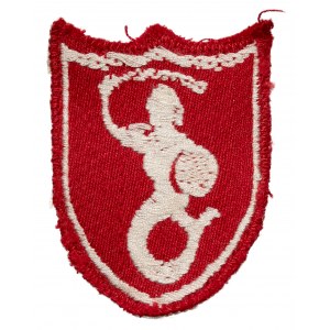 PSZnZ, II Korpus Polski, naszywka mundurowa - Syrenka