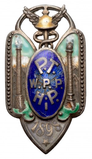 Odznaka, Powszechne Towarzystwo Wzajemnej Pomocy Pracowników Handlu i Przemysłu 1898
