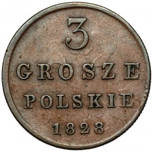 3 grosze polskie 1828 FH