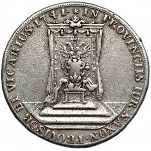 August III Sas, Talar wikariacki 1741, Drezno