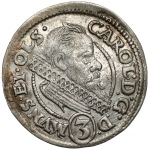 Śląsk, Karol II, 3 krajcary 1614, Oleśnica