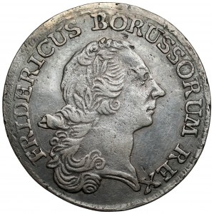 Śląsk, Fryderyk II, 1/6 talara 1766-B, Wrocław