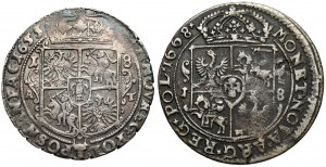 Jan Kazimierz, Ort Poznań 1653 i Bydgoszcz 1668 (2szt)