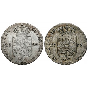 Poniatowski, Gold 1792 und 1793 MV (2 St.)