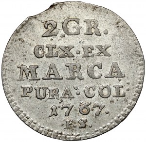Poniatowski, Półzłotek 1767 F.S.