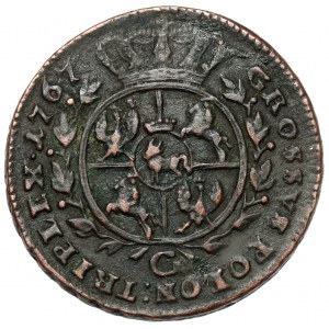 Poniatowski, Trojak 1767-G, Kraków