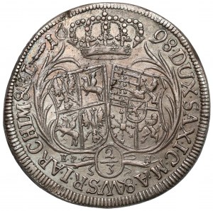 August II Mocny, Gulden (2/3 talara) 1698 EPH, Lipsk