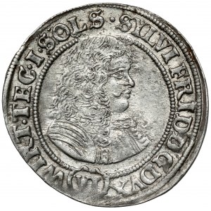 Śląsk, Sylwiusz Fryderyk, 6 krajcarów 1674 SP, Oleśnica