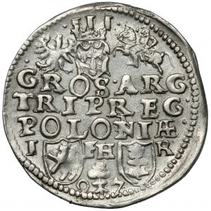 Zygmunt III Waza, Trojak Poznań 1597 - falista