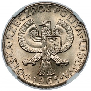 Próba CuNi 10 złotych 1965 VII wieków Warszawy