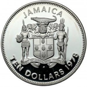 Jamajka, Elżbieta II, 10 dolarów 1978