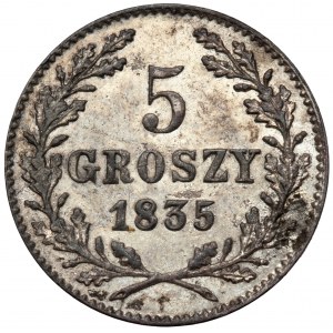 Wolne Miasto Kraków, 5 groszy 1835