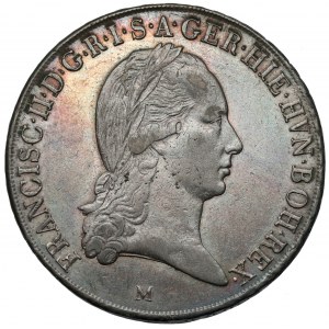 Austrian Netherlands, Francis II, Kronenthaler 1795-M, Milan