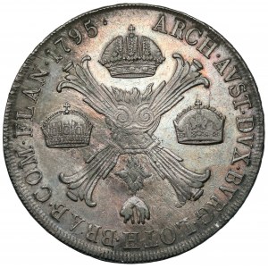 Niderlandy austriackie, Franciszek II, Kronenthaler 1795-M, Mediolan