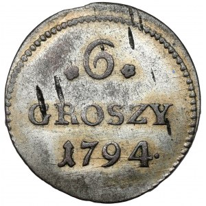 Poniatowski, 6 groszy 1794