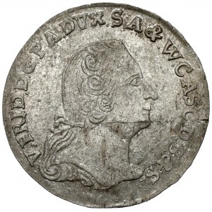 Anhalt-Bernburg, Wiktor II Fryderyk, 1/6 talara 1758-B