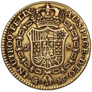 Spain, Carlos IV, 2 escudos 1790