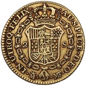 Spain, Carlos IV, 2 escudos 1790