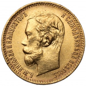 Russia, Nicholas II, 5 rubles 1902 AP