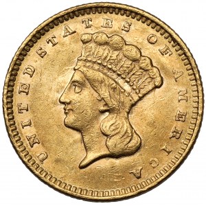 USA, Dolar 1856 Indian head