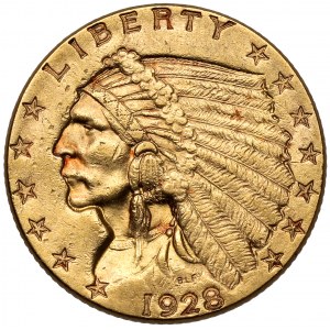 USA, 2,5 dollar 1928 Indian head
