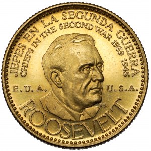 Venezuela, Gold Medal - Chiefs of the Second World War - Roosevelt