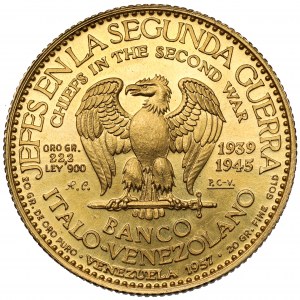 Venezuela, Gold Medal - Chiefs of the Second World War - Roosevelt