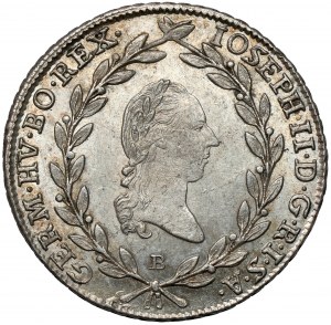 Austria, Józef II, 20 krajcarów 1786-B