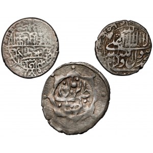 Islam, lot of 3 silver coins