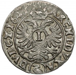 Śląsk, Ferdynand III, 1 krajcar 1641 MI, Wrocław - rzadkość