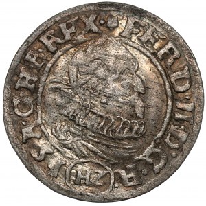 Śląsk, Ferdynand II, 1 krajcar 1633 HZ, Wrocław - rzadki