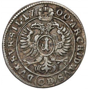 Śląsk, Leopold I, 1 krajcar 1700 CB, Brzeg