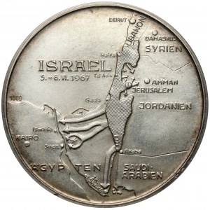 Israel, Moshe Dayan, Medal 1967 - Six-Day War