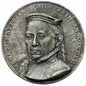 Niemcy, Medal 1578 - Matthias Schiller / Anna Schilherrin - późniejszy odlew