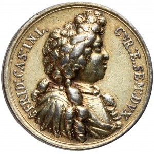Kurlandia, Fryderyk Kazimierz, Medal bez daty (1682—1698) - DEO IVVANTE...