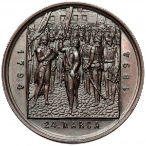 Medal, 100-lecie bitwy pod Racławicami 1894