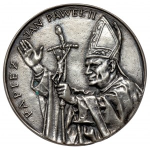 Medaille Johannes Paul II. SILBER, II. Wallfahrt zum Vaterland, Wrocław 1983