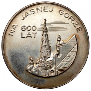 Jan Paweł II medal SREBRO, 600 lat na Jasnej Górze