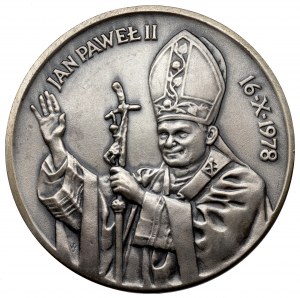 Jan Paweł II medal SREBRO - wybór na Stolicę Piotrową 16.X.1978 - Raduj się Matko Polsko (Gaude Mater Polonia)